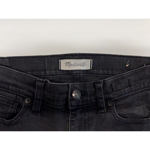 Madewell‎ Skinny Skinny Jeans Women's Size 26 Black Denim Rinse 5-Pocket - Picture 6 of 10